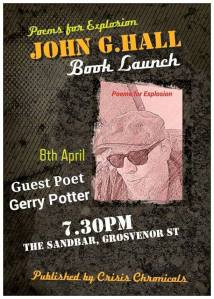 john G hall launch poster